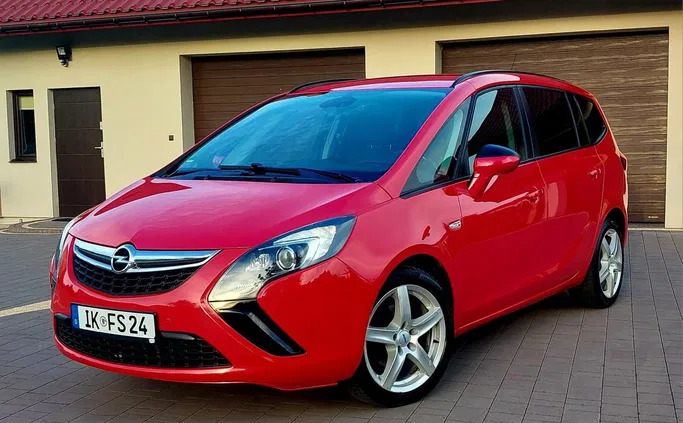 opel Opel Zafira cena 27500 przebieg: 204346, rok produkcji 2012 z Nisko